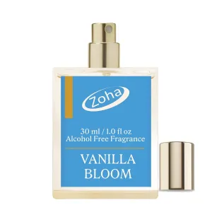 Zoha Vanilla Bloom - VanillaPerfume for Women and Men, Alcohol Free Fragrance Oil Mist, Long Lasting Natural Perfume Oil base, 30ml Spray